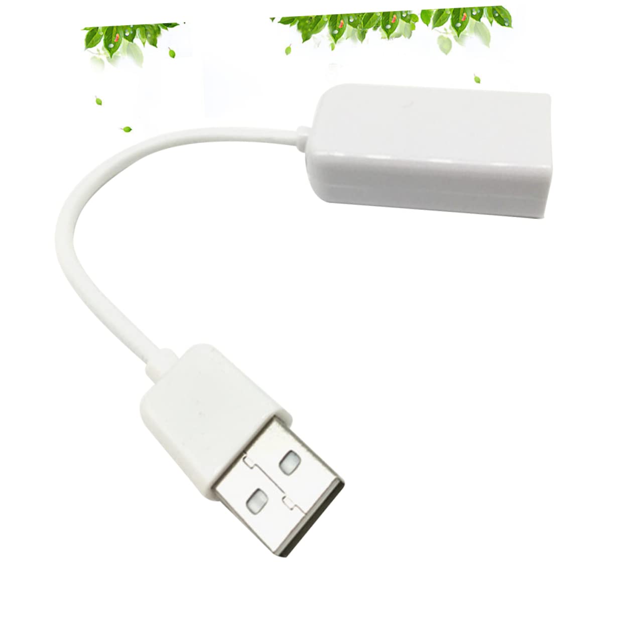 USB 2.0 Sound Card Adapter with 7.1 Virtual Surround Channel, White Plastic External Sound Card for Notebook and Laptop, Driverless Plug and Play with LED Indicators and Cable-image-47