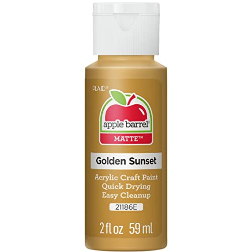 Image of Apple Barrel Acrylic Paint in Assorted Colors (2 Ounce), Golden Sunset