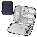 MoKo 7-8 Inch Tablet Sleeve Carrying Case with Handle, Padded Protective Travel Bag for A17 Pro/6th 8.3'' 2024/2021, 5 7.9" 2019, Indigo