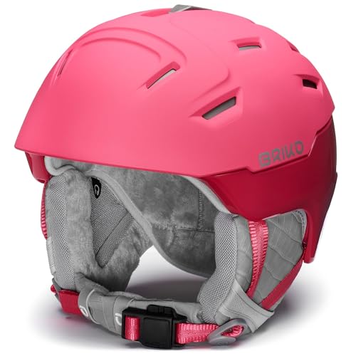 Briko Crystal 2.0, Damen Helm, France Rose - Maroon, M/L -