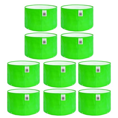 Anandi Green's HDPE UV-Protected 260 GSM Round Green Colour Plant...