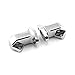 PCE193.1004 compatible with Chevy SBC 350 Electric Water Pump Legs Chrome (2Pcs)