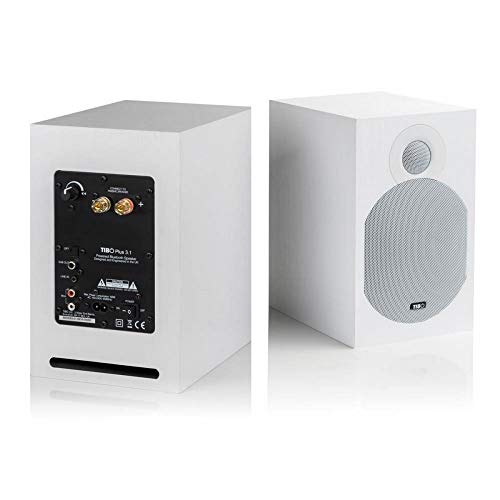 TiBo Plus 3.1 | Enceintes Hi-FI Active Bluetooth avec télécommande | Entrées RCA/Optique | 2 x 55W | Blanc - Les Beatles, Paul McCartney, John Lennon, RIngo Starr, George Harrison TiBo Plus 3.1 | Enceintes Hi-FI Active Bluetooth avec télécommande | Entrées RCA/Optique | 2 x 55W | Blanc – Image 4