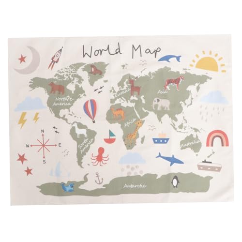 1Pieza Decoración de Pared Infantil de Colgante Adorno para Habitación Accesorio de Aprendizaje y