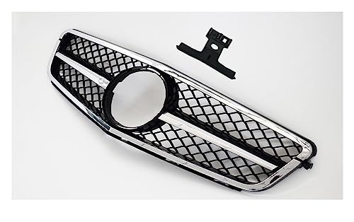 Calandre Avant Mercedes W204 Classe C Style AMG 2008-2014 C180 C200 Grille ABS Argentée