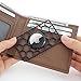 HLHGR Airtag Wallet Case Slim Thin Card Case Holder for Apple AirTag Size of a Credit Card for Purse, Wallet (Black)