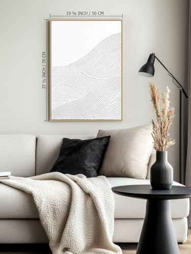 Image of Framed 3-Piece Neutral Abstract Textured Wall Art - Modern Boho Wall Decor for Living Room, Bedroom & Bathroom - Large 3D Framed Artwork for Contemporary Home Decor,20 x 28 inches x3 pieces