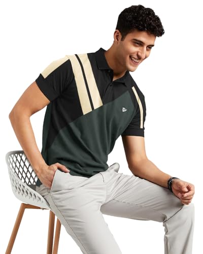 Image of EYEBOGLER Regular FIT Men Polo Neck T-Shirt