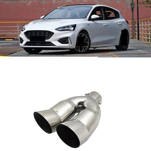 Enjoliveur d'échappement double sortie inox pour Prius et Fox - 2