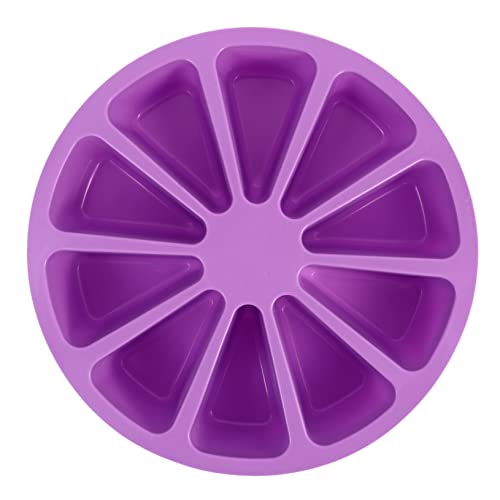 OKUMEYR Diy Mousse Cake Mold Triangle Chiffon Cake Tin Non-stick Baking Mould 10 Cavity