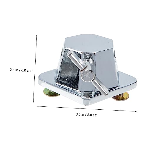 Base para pata de tom de percusión con diseño compacto, fácil de almacenar y compatible con tambores tom para principiantes y profesionales miniatura 6