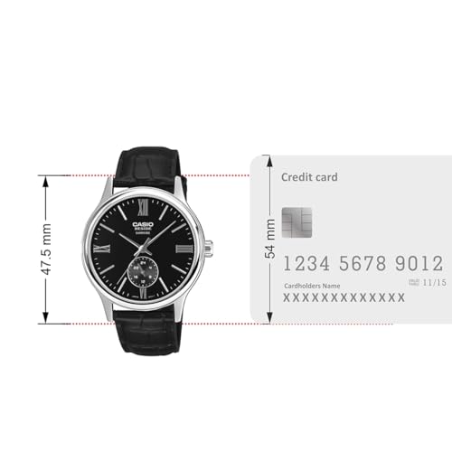 Image of Casio Enticer Men BMS-100L-1AVDF Analog Black Watch Men (A2538)