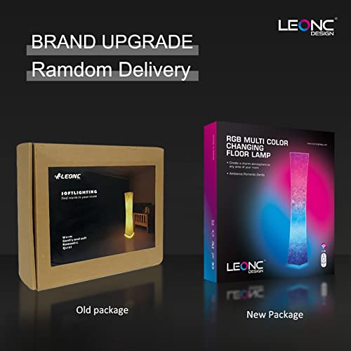 Leonc 65" Soft Light Floor Lamp For Game Room And Tv, Rgb Color Changing Led, Tyvek Fabric Shade, Smart App Control, Compatible With Alexa & Google Home, Music Sync And Multi Scene Modes,Floor Lamp #TOP2