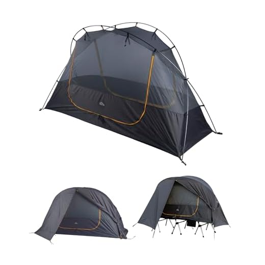 iClimb Ultralight 4 Season Solo Tent Waterproof with Snow Skirt Rainfly, Ground/Off The Ground Tent for Backpacking Camping Hiking Trekking Mountaineering