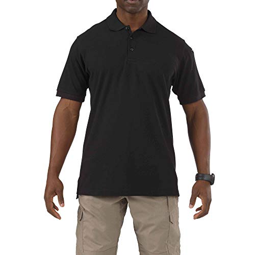 5.11 Tactical Utility Short Sleeve Polo Shirt, Poly-Cotton Fabric, Wrinkle Resistant, Style 41180