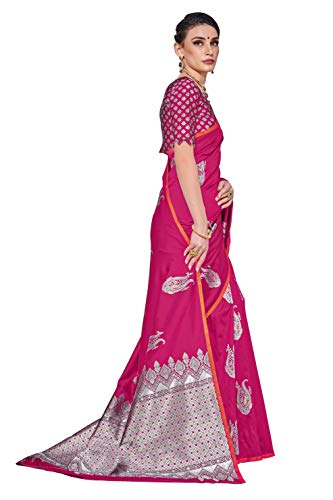 Image of Glory Sarees Women's Banarasi Silk Saree with Blouse Piece (GS Kara143 Parent)