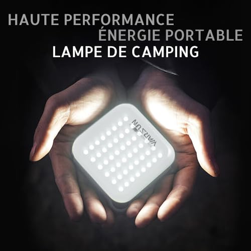 Image of WARSUN CP36 Solar Charging Camping Lantern Flashlight, 800 Lumens, Hangable Emergency Light, Portable Power Bank, Suitable for Outdoor, Camping, Emergency