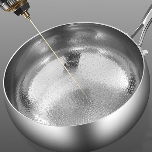 Générique Asian Skillet Pan, Induction Frying Pan, Titanium Nonstick Coating, Fast-Heating Deep Skillet, Scratch-Resistant Cookware, Ideal for Home Kitchen, Restaurant, Outdoor, and Camping Use – Image 6