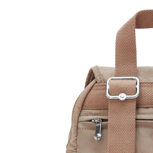 Image of Kipling City Pack Mini Backpack, Lightweight Compact Daypack with Multiple Pockets, Adjustable Straps & Everyday Travel Backpack - Tan Beige