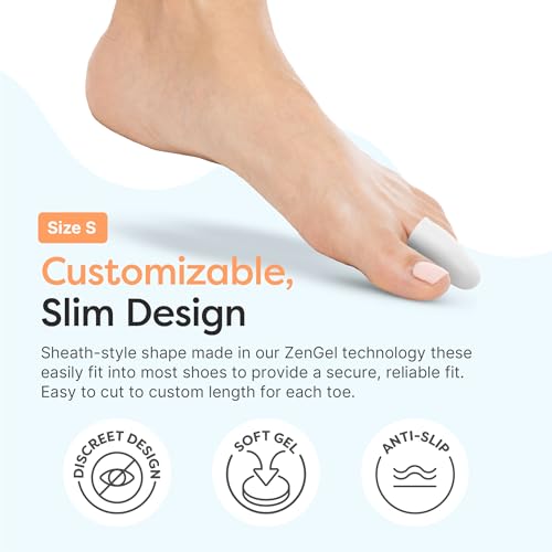 image for ZenToes 6 Pack Gel Toe Cap and Protector - Cushions and Protects to Pr