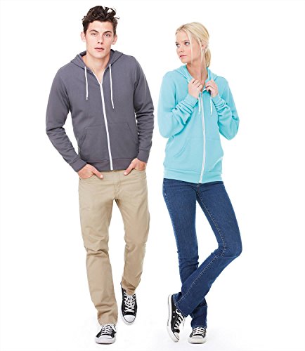 BellaCanvas Unisex Poly/cotton Fleece Full Zip Hoodie3