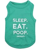Parisian Pet Funny Cute Dog Cat Pet Shirts Caution Can't Control My Licker, I Work Out, Little Monst