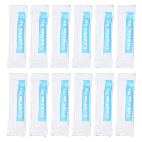 Beavorty 40 confezioni Bustine Sali Isotonici per Risciacquo Nasale Dose Singola e Pulizia del Naso Adulti e Soluzione Sicura per Lavaggi Nasali Quotidiani