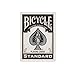 Bicycle Black Playing Cards, Standard Index Poker Size, Classic Deck of Cards for Poker, Blackjack, Family Game Night & Card Games, Fun for All Ages