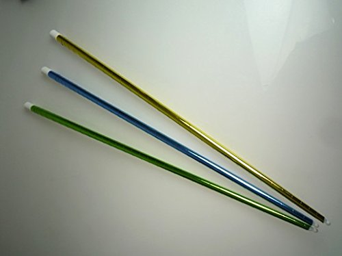 Bastón Mágico Triple Cambia De Color – Truco De Magia Con Aparición De Sedas (blanco-rojo-negro)