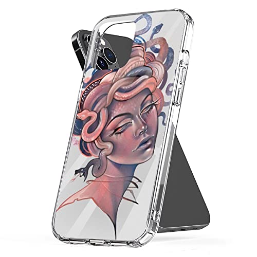 Phone Case Coral Colorful And Shockproof Blue With Medusa Cover Portrait For Iphone 14 13 12 11 Xs Xr X 8 7 6 6S Plus Pro Max Mini Se 2020 Samsung Galaxy S21 Ultra S20 S10 Note S9 Anti-Scr #TOP18