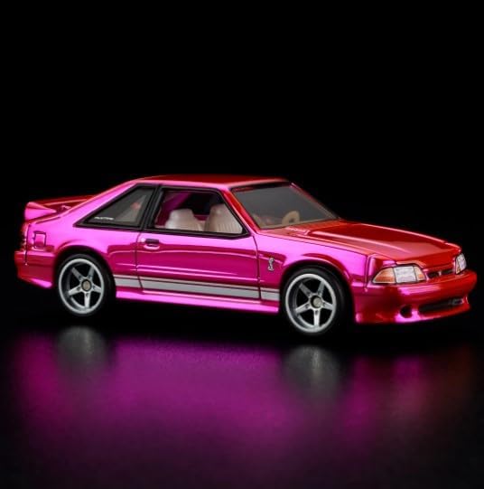 Mattel Hot Wheels RLC Exclusive Pink Edition 1993 Ford Mustang Cobra R, HWF29