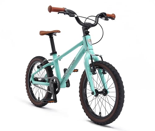 BIKESTAR Bicicleta de Aluminio Muy Ligera de 6 kg para niños a Partir de 4 años | 16 Pulgadas con Freno para niños y niñas | Mentha