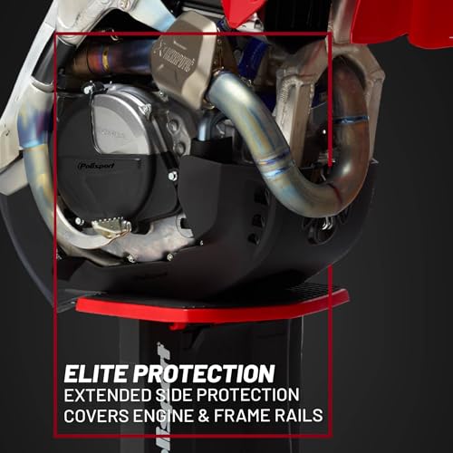 Polisport 8471700001 - Paracoppa Fortress Realizzata In Plastica Leggera Altamente Durevole E Resistente Compatibile Con Le Moto Ktm, Husqvarna A Colori Nero - 5