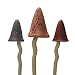 Bosmere Garden Ceramic Lawn Toadstools, Spring Colors (3-Pack)