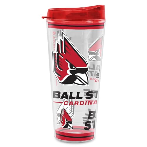Image of Rico Industries NCAA College Double Wall Mayhem 16oz Or 20oz Tritan Tumbler W Lid