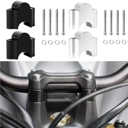 Colonne montante guidon 7/8 22mm moto alu CNC pour KLE500