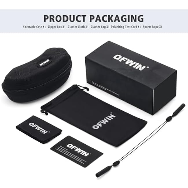 Sports Polarized Sunglasses for Men Women UV Protective Driving Running Cycling Fishing Sun Glasses