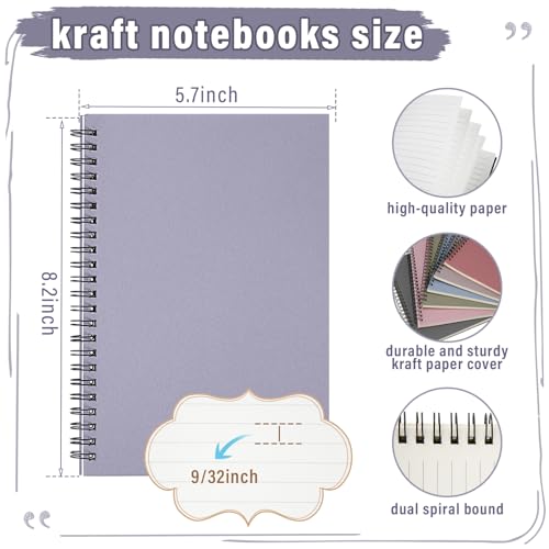 Carnet A5 à spirale résistant pour éviter les pages déchirées au bureau - 2
