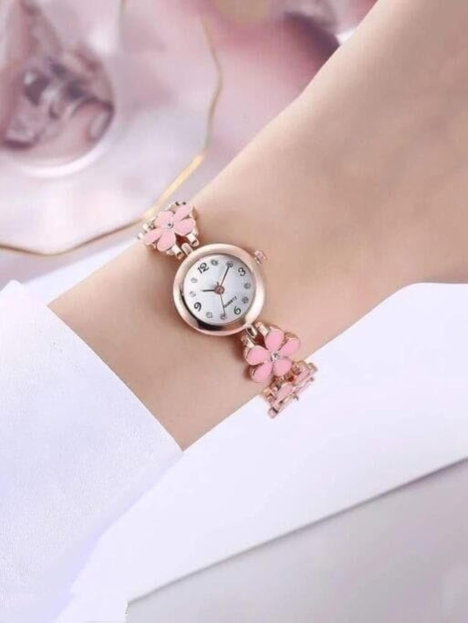Flower Watch Combo for Kids Girls & Women