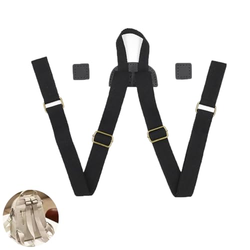 Backpack Straps Replacement Adjustable Canvas Shoulder Strap Sewing Mount Belts for Backpacks Rucksack Daypack Laptop Back Pack Business Work Bag Travel Study DIY Craft Bags