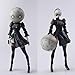 LUNK 2B Action Figure,Anime 2Bautomata Figure Movable Joints Anime Girl No.2 Type B Figurine Interchangeable Parts Model 2Byorha Statue Collectible for Fans 5.5in/14cm