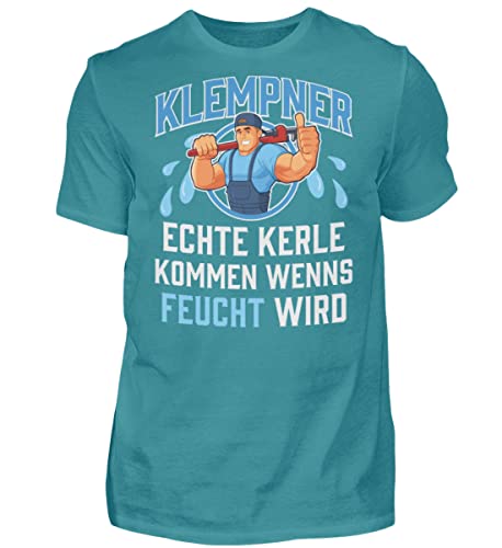 T-shirt pour homme Diva bleu taille S - Véritable gars coton