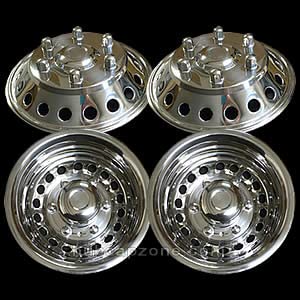 Set of 4 18 Hole Wheel Simulators Fits: Dodge, Mercedes, Freightliner Sprinter 16