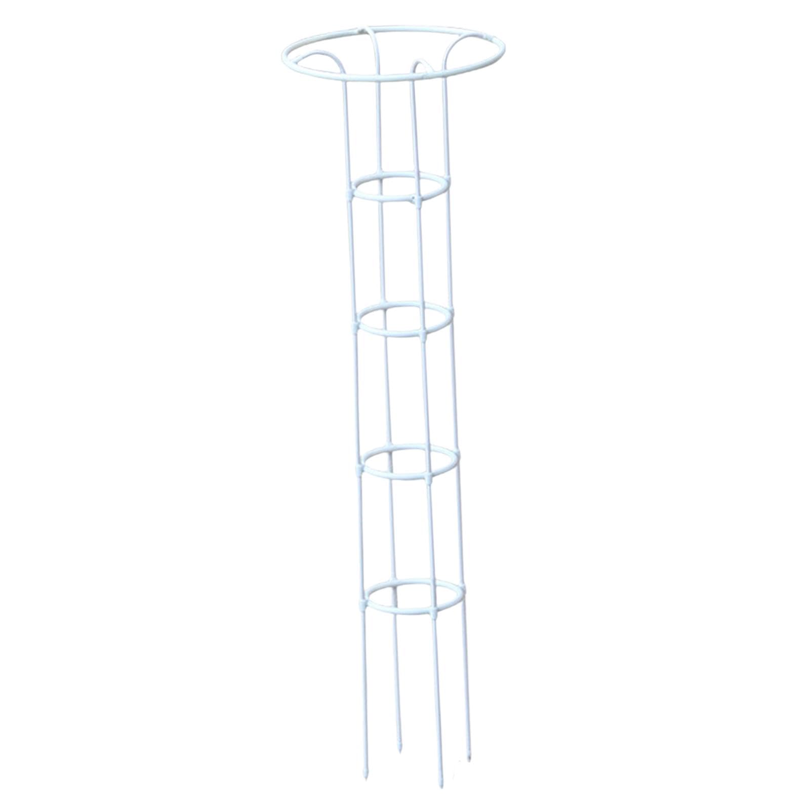 Enrejado para Plantas Soporte Decorativo para Enredaderas Material Resistente Fácil Instalación Adecuado para Jardines Macetones Y en, Blanco, 160 Centímetros