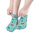 4TH N Women's 5-Pairs Casual Fashion Elastic Ankle Socks, Outdoor Sports Low Cut Sock for Office, Home, Daily Essentials (Sea Turtle)