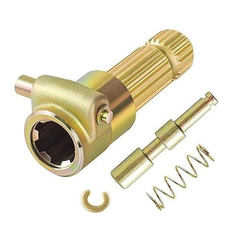 New PTO Extender Adaptor Push-Pin Type with 1-Pack PTO Power Take Off Pin Yoke Quick, Female 1-3/8