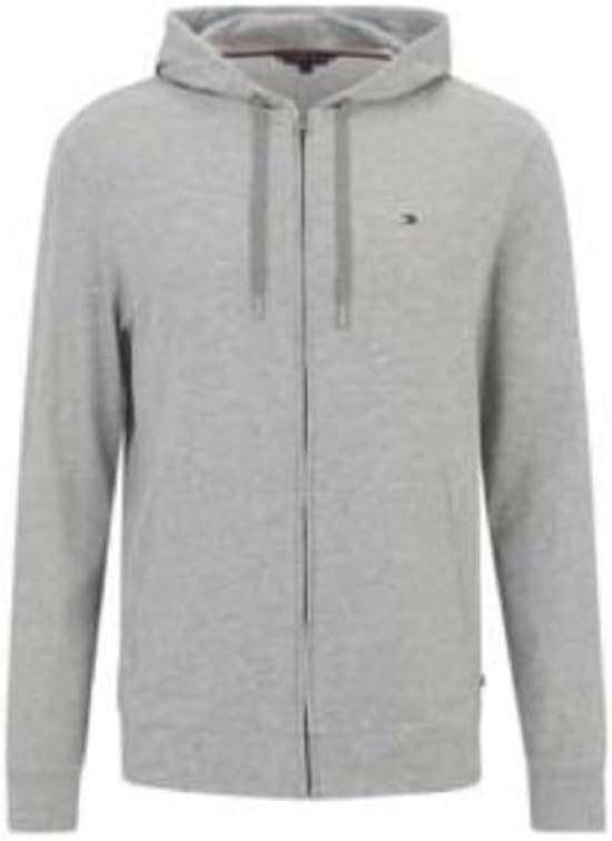 Tommy Hilfiger Men’s Zipped Hoodie, Blue (Desert Sky), L