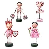 New 2021 Valentine's Figurines Set of 4 by Lori Mitchell
