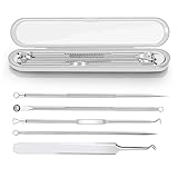Mitesserentferner-Set (rostfreier Edelstahl) zum entfernen von Pickeln...