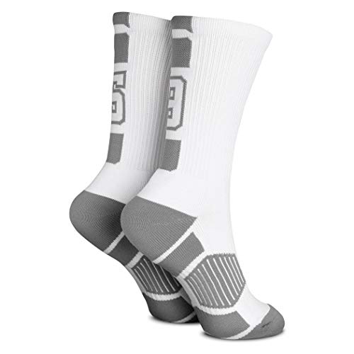 image for ChalkTalkSPORTS Custom Team Number Socks | Youth & Adult Athletic Perf
